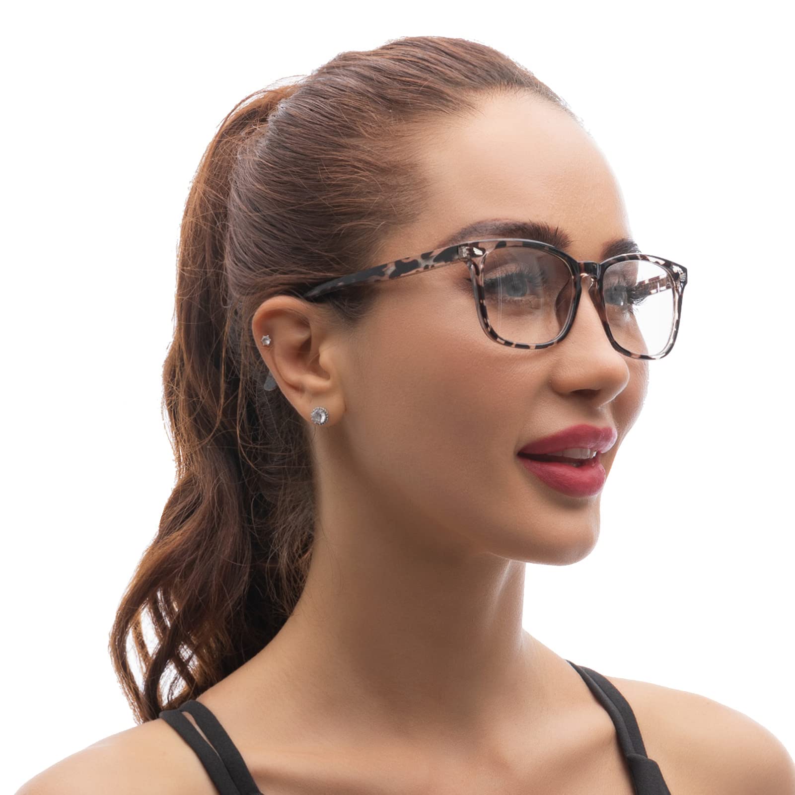 Acme Clear Frame Non-Prescription Glasses for Women & Men - Perfect for Reading, Computer Use & Fashion Accessory