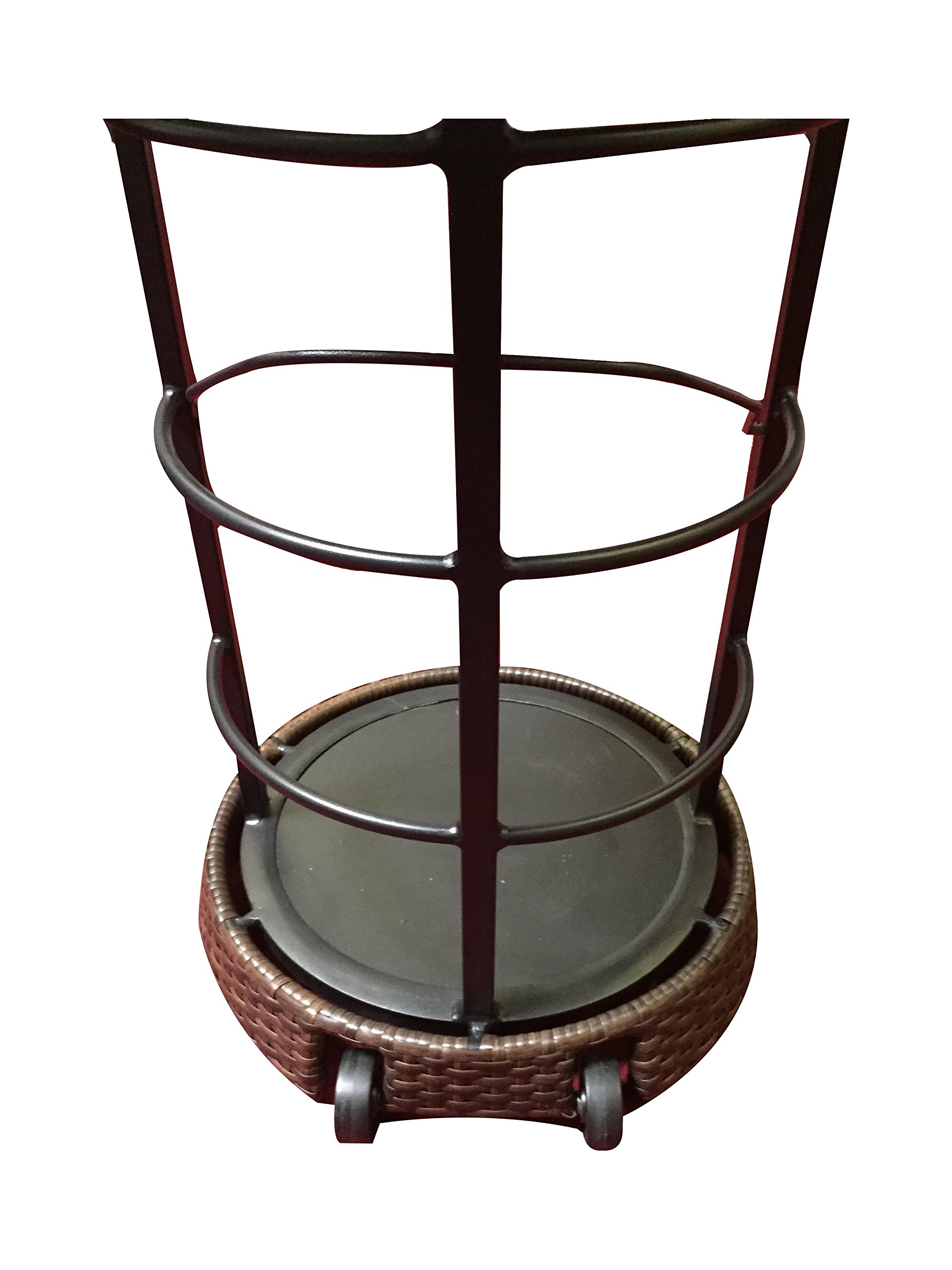 Vicenza 46,000 BTU Natural Gas Patio Heater in Heritage Bronze - Outdoor Heating for Backyard, Deck, Restaurant & Garden Use