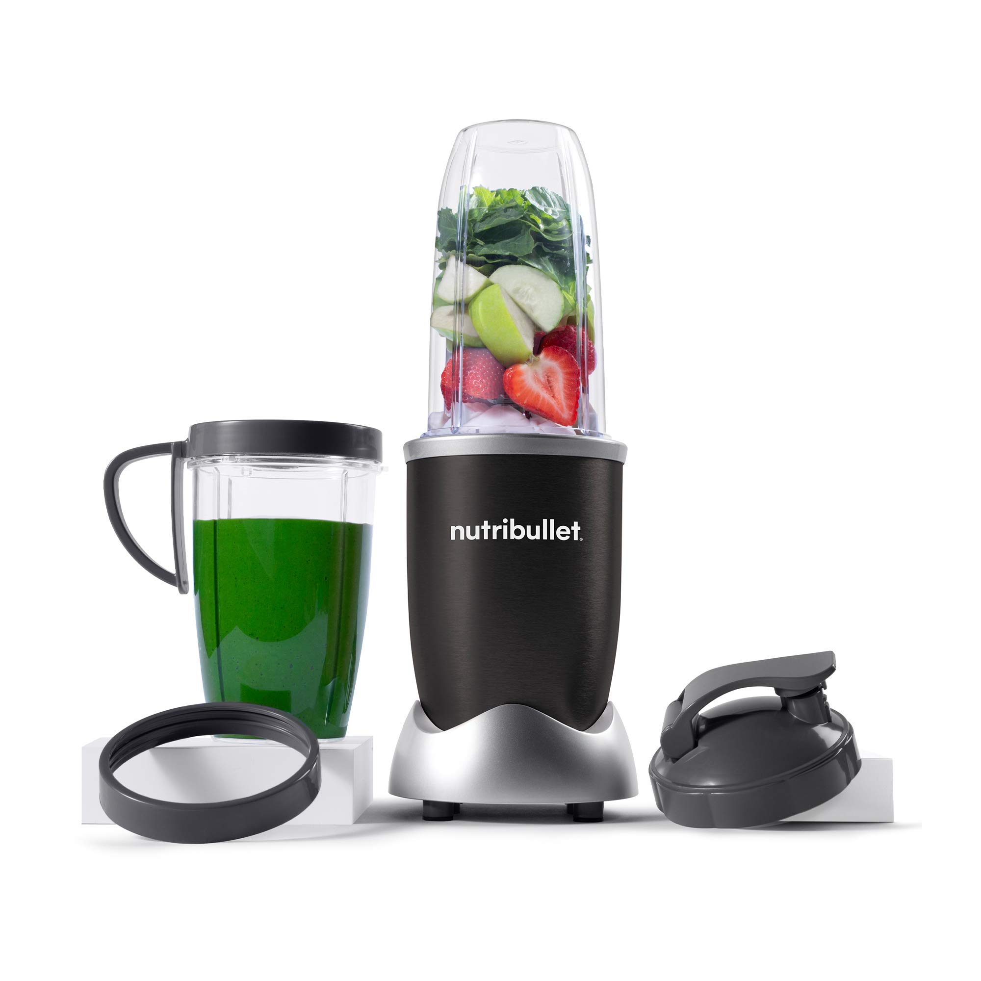 NutriBullet PRO 900W High-Speed Blender - Single Serve Personal Smoothie Maker, Black (NB9-0902K) - Perfect for Smoothies, Protein Shakes & Meal Prep at Home or Office