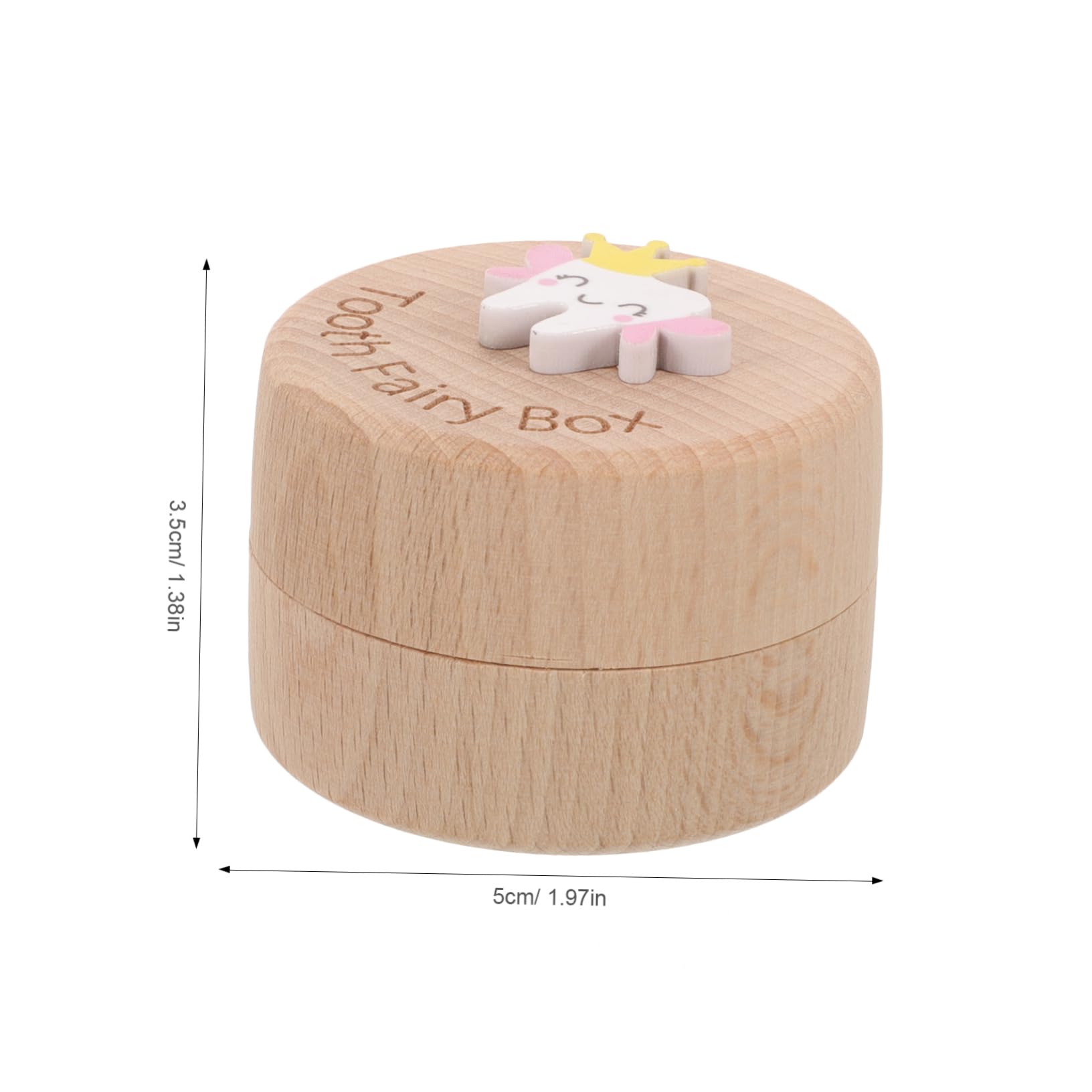 ERINGOGO Wooden Tooth Box for Kids - First Tooth Keepsake Holder, Baby Tooth Storage Case - Perfect for Baby Showers, First Tooth Milestones & Memory Keeping