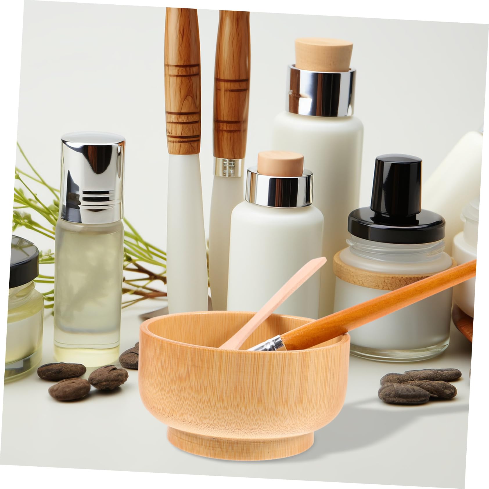Professional DIY Face Mask Mixing Bowl Set with Spatula & Brush - Non-Slip Clay Mask Stirring Kit for Easy Application | Perfect for Spa, Skincare Routine & At-Home Facial Treatments