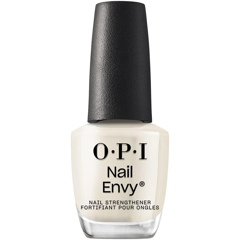 OPI Nail Envy Nail Strengthener - Clear & Opaque Crème Nail Polish Treatment for Weak & Thin Nails | Strengthens & Protects | Perfect for Daily Use & Nail Care Routine
