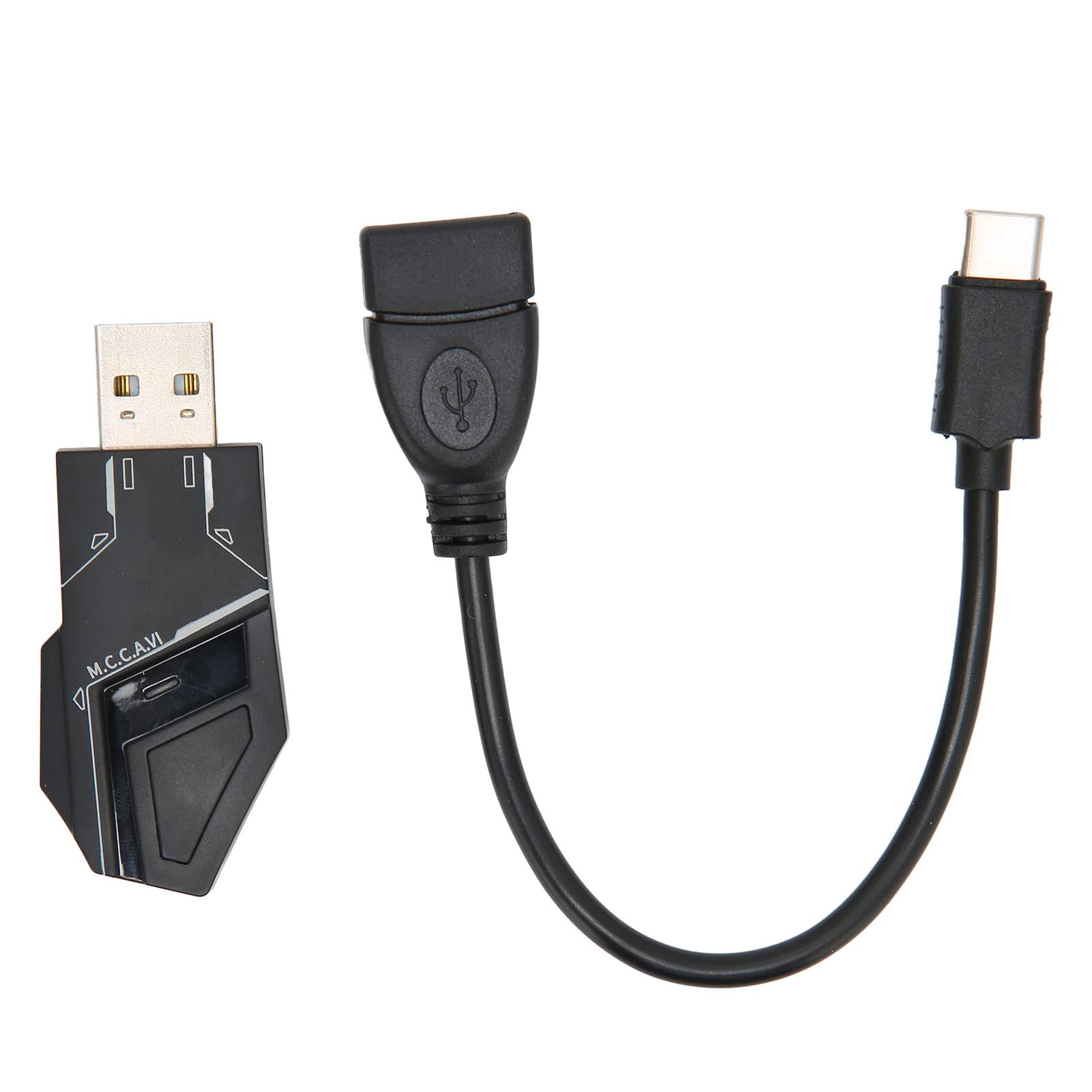 Wireless Controller Adapter for PC - USB Gamepad Adapter, Durable Black Design - Perfect for Gaming, Emulators & USB Interface Connectivity