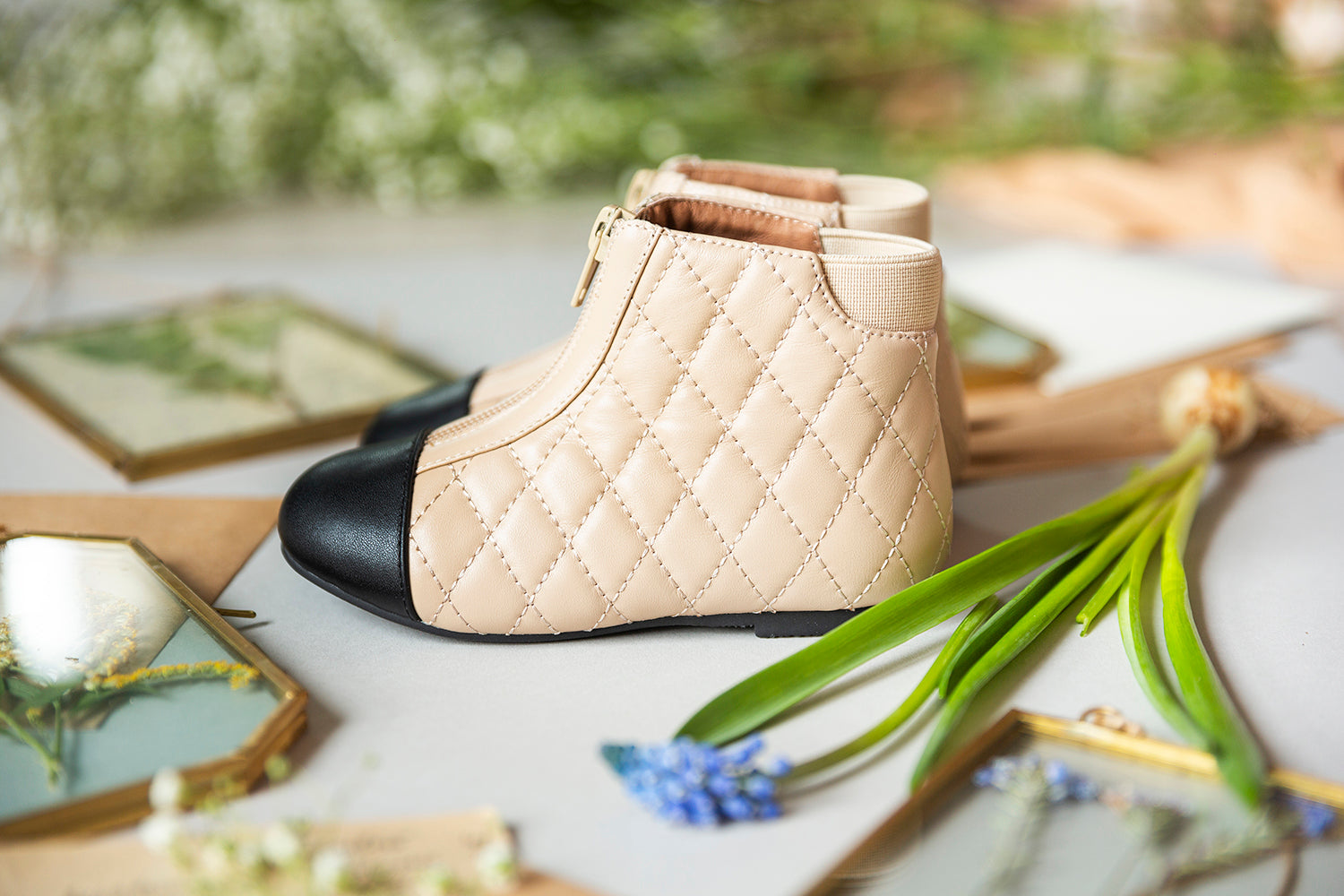 Nicole Beige & Black Women's Fashion Handbag - Stylish & Durable for Work, Travel & Everyday Use