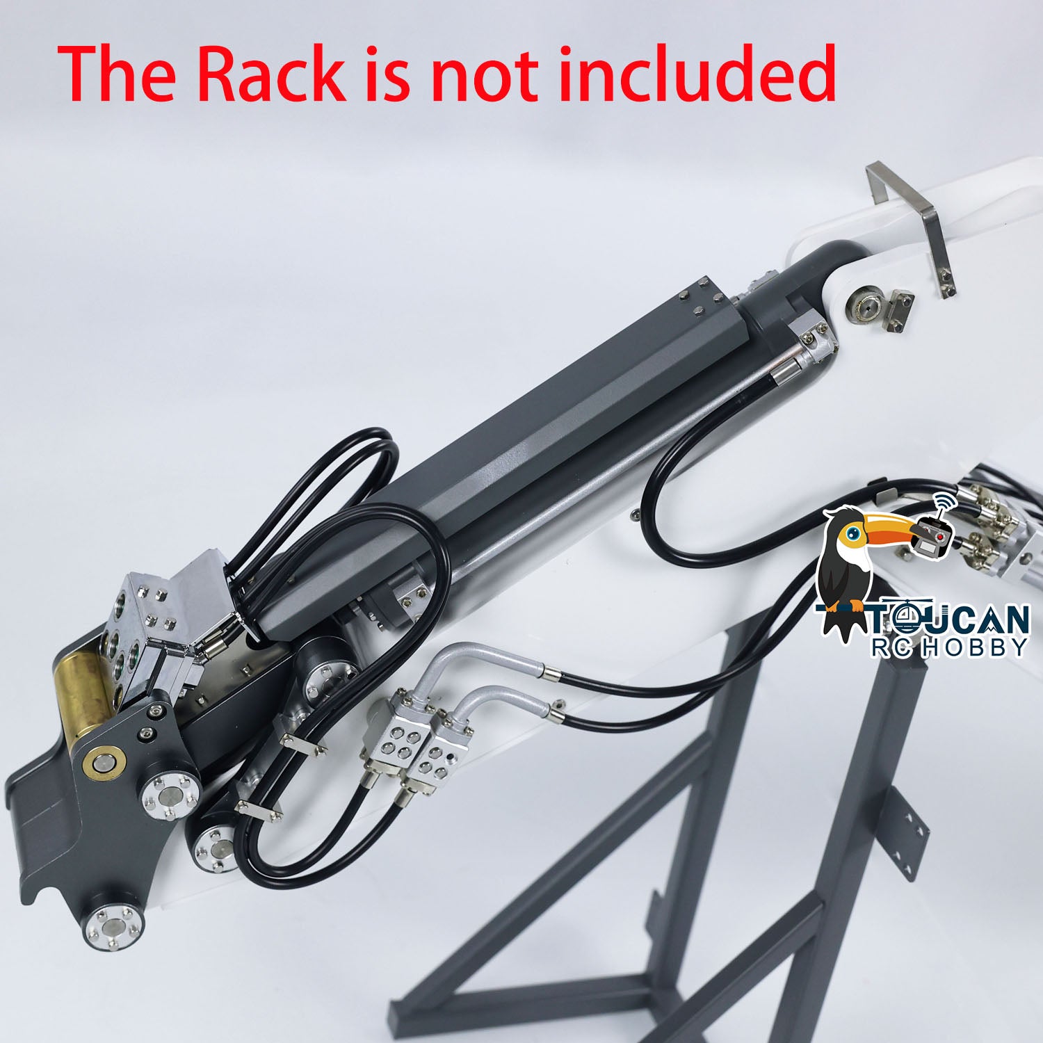 1/14 Scale Painted Two-Section Arms for K970 300 RC Hydraulic Excavator Model - Replacement Parts & DIY Accessories - Perfect for RC Construction Vehicle Enthusiasts & Collectors
