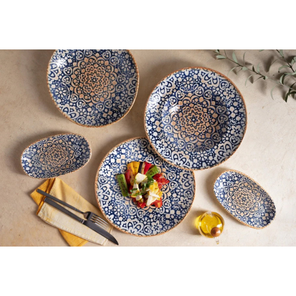 Bonna Alhambra 10.5 Inch Round Porcelain Dinner Plate - Elegant Fine China for Restaurants, Weddings & Special Occasions | ALHGRM27DZ