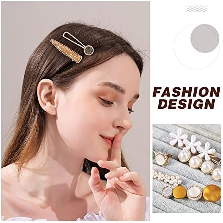 8 PCS Geometric Hollow Metal Hair Clips for Women - Korean Style Barrettes & Hairpins - Perfect for Styling, Updos, and Everyday Fashion Accessories