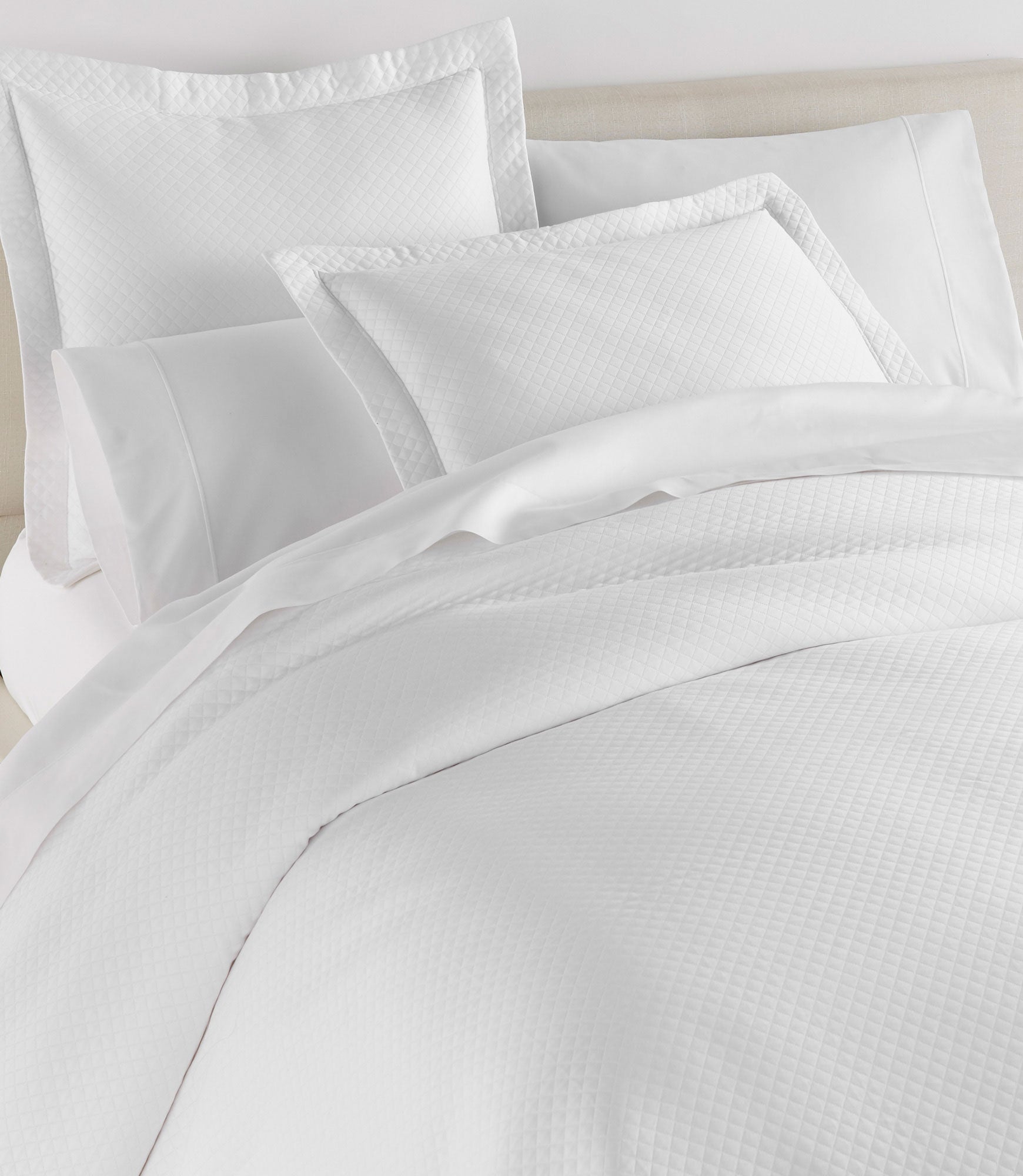 Oxford Matelassé Sham - Luxury Quilted Pillow Cover for Bedroom Decor, Home Textile, and Hotel Use - Elegant & Durable Cotton Fabric for a Cozy and Stylish Bedding Upgrade