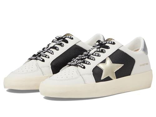 White/Black Pebbled Multi