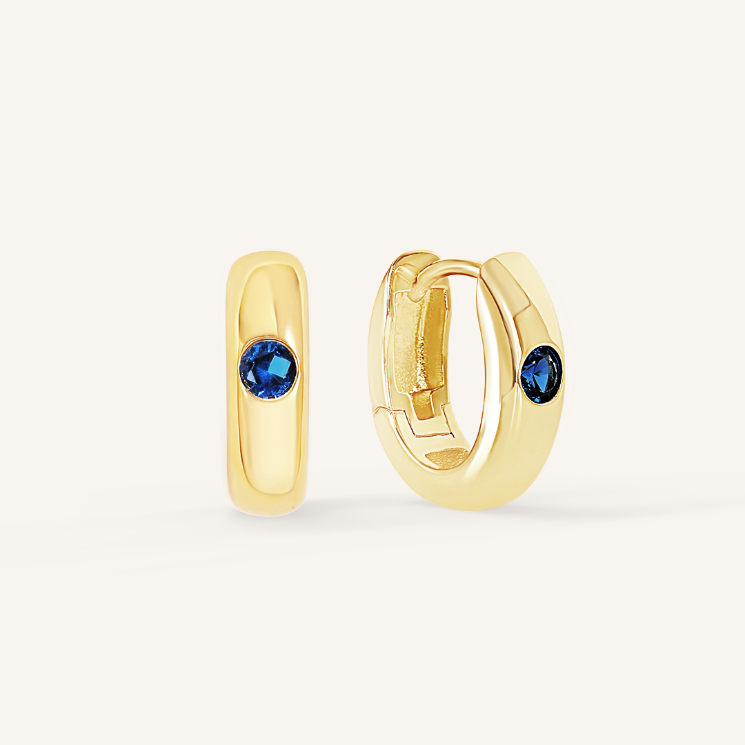 Versailles Hoops Earrings for Women - 18K Gold Plated French Style Dangle Hoop Earrings - Perfect for Parties, Weddings & Everyday Elegance