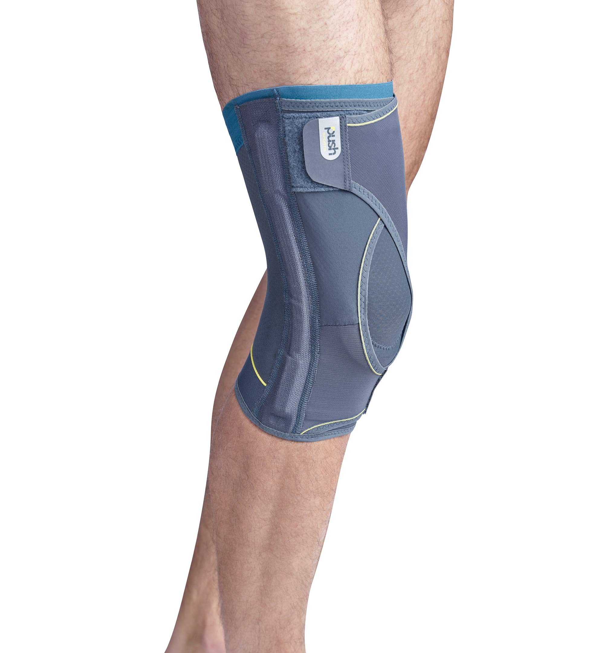 Push Sports Knee Brace - Stabilization & Compression Support for Knee Pain Relief, Lightweight & Low-Profile (Small) - Ideal for Running, Basketball, Workouts & Arthritis Support