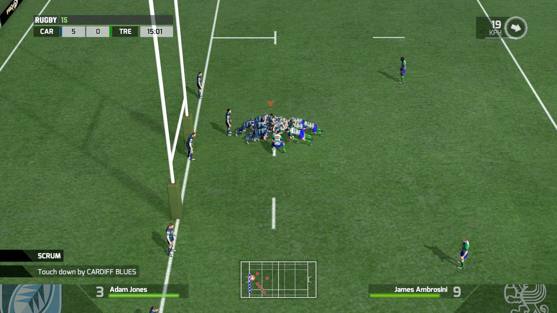 Rugby 15 - PlayStation 4 (PS4) Sports Video Game - Realistic Rugby Simulation for Competitive Gaming & Multiplayer Matches