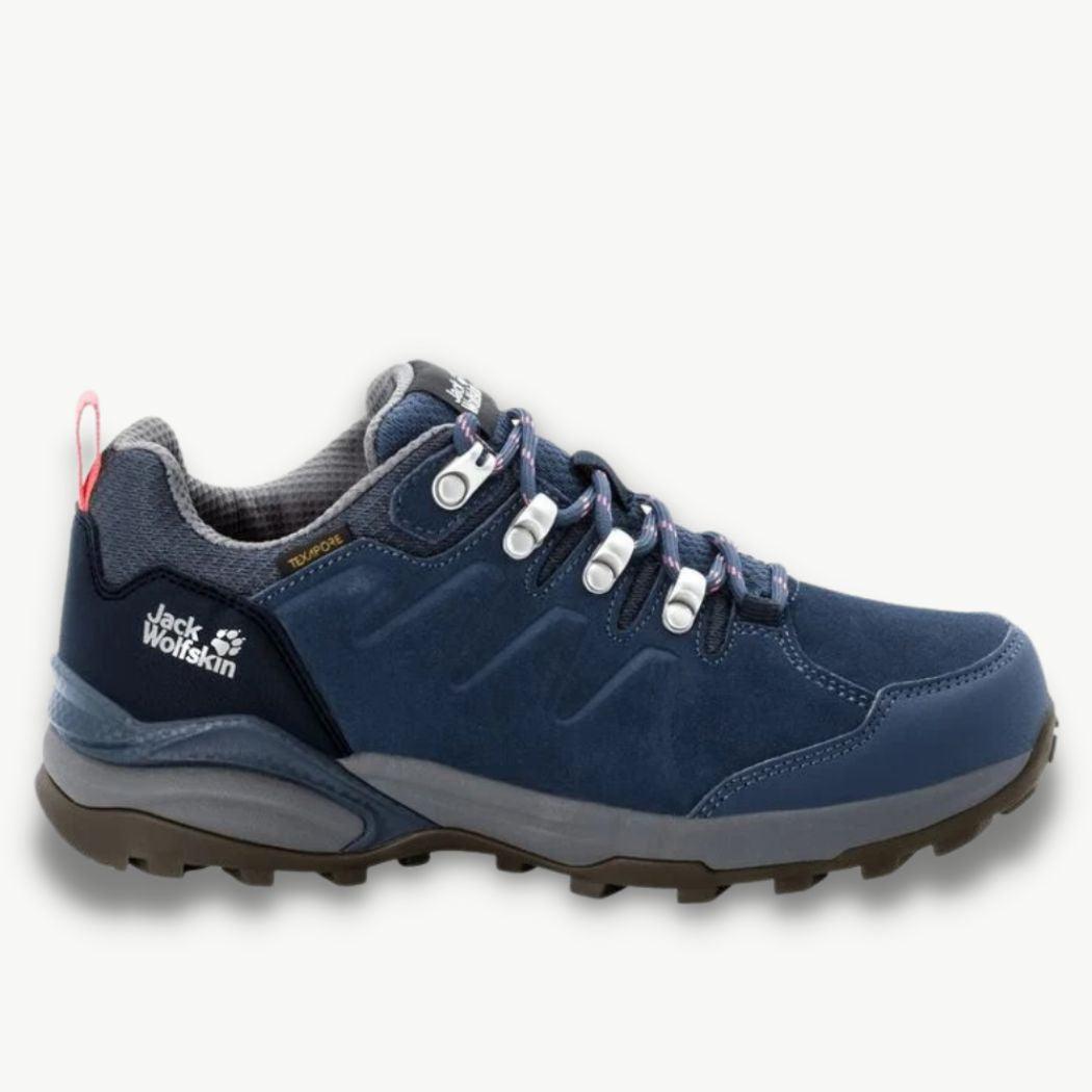 Jack Wolfskin Refugio Texapore Low Women's Hiking Shoes - Lightweight Waterproof Trail Shoes for Outdoor Adventures, Trekking & Travel