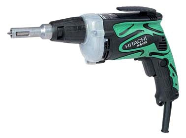 Hitachi W6VA4 6mm (1/4 Inch) 220V Drywall Screwdriver - Professional Electric Screw Gun for Drywall Installation, Woodworking & Home DIY Projects