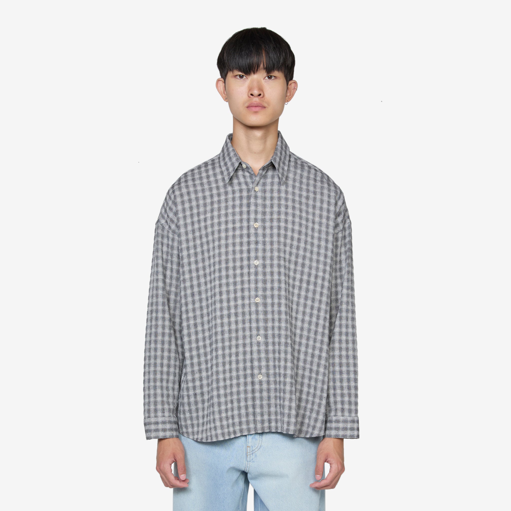 Stable Shirt Anthracite - Premium Men's Casual Button Down Shirt for Office, Date Night & Outdoor Activities