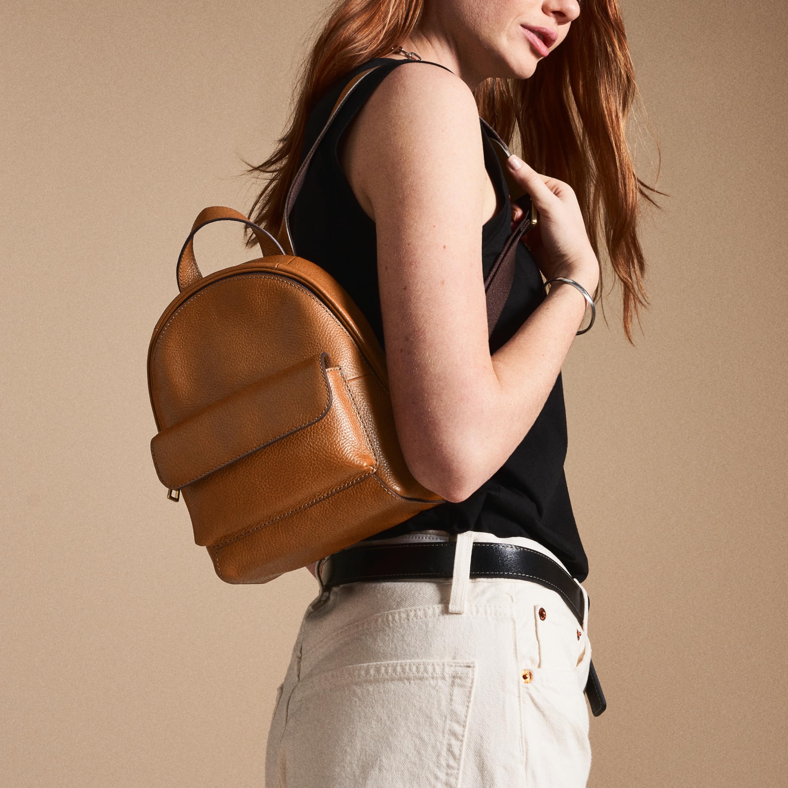 Fossil Blaire Backpack Purse for Women - Stylish Leather Backpack Handbag with Adjustable Straps - Perfect for Work, Travel & Everyday Use