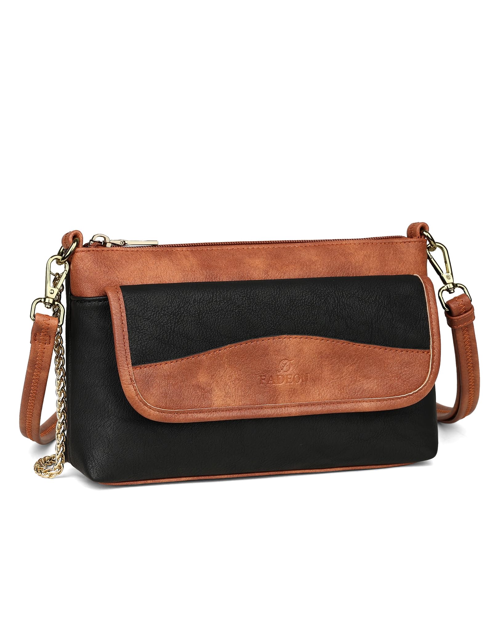 Trendy Vegan Leather Crossbody Bag for Women - Small Designer Shoulder Handbag & Wristlet Purse | Perfect for Everyday Use, Date Nights & Travel Accessories