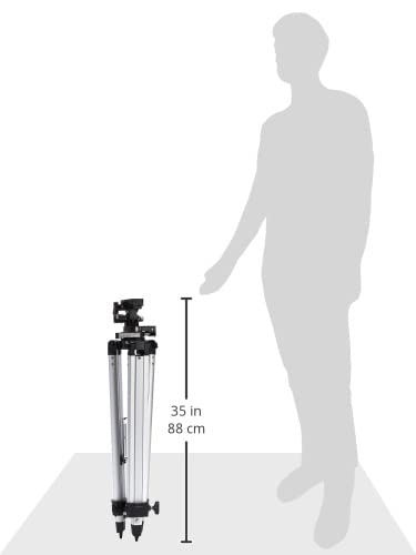 Celestron Heavy Duty Alt-Azimuth Tripod - Extendable Aluminum Tripod for Spotting Scopes, Binoculars, Cameras & Small Telescopes - Slow Motion Handles for Precise Adjustments - Perfect for Bird Watching, Astronomy & Photography