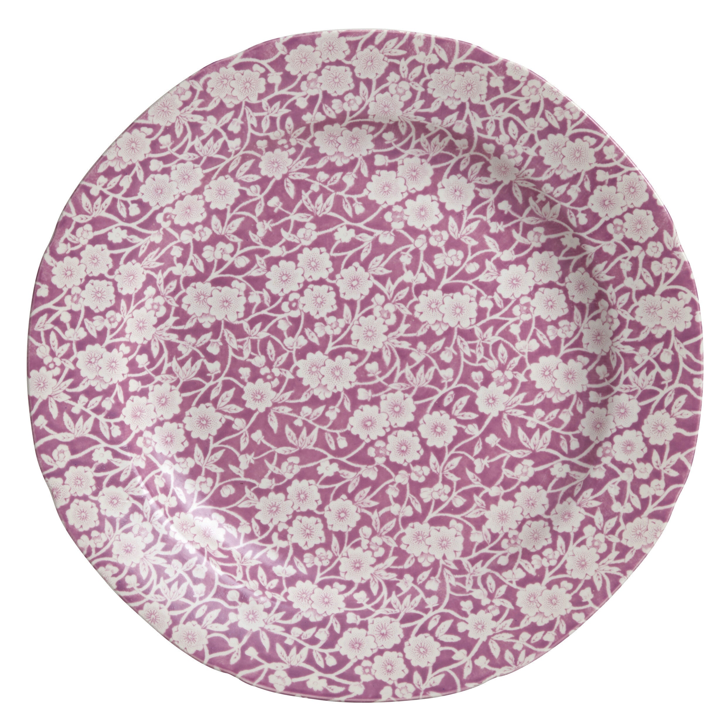 Burleigh Blossom Calico Floral Print Tableware Set - Elegant Dinner Plates & Bowls for Home Dining, Parties & Special Occasions
