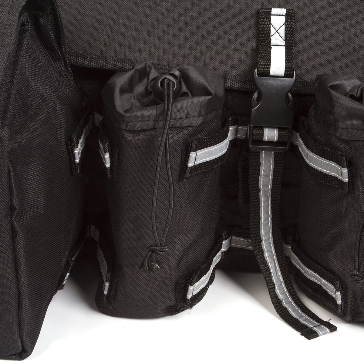OHMOTOR Waterproof ATV Cargo Bag - 600D Heavy Duty Rear Rack Storage Bag with Bungee Tie-Downs, Padded Bottom & Multiple Compartments for ATV, UTV, Motorcycle Gear - Perfect for Camping, Hunting & Off-Road Adventures