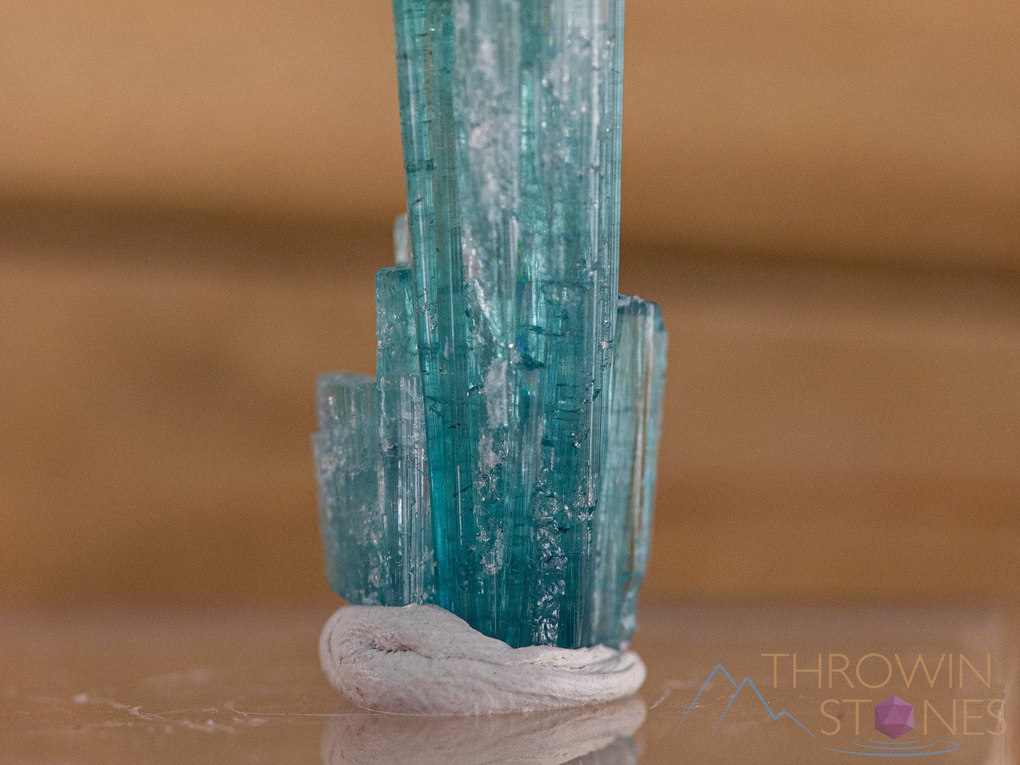 Natural Blue Tourmaline Raw Crystal Point - Healing Stone for Jewelry Making, Birthstone Gift, Meditation & Energy Work | Perfect for Necklaces, Bracelets & Home Decor