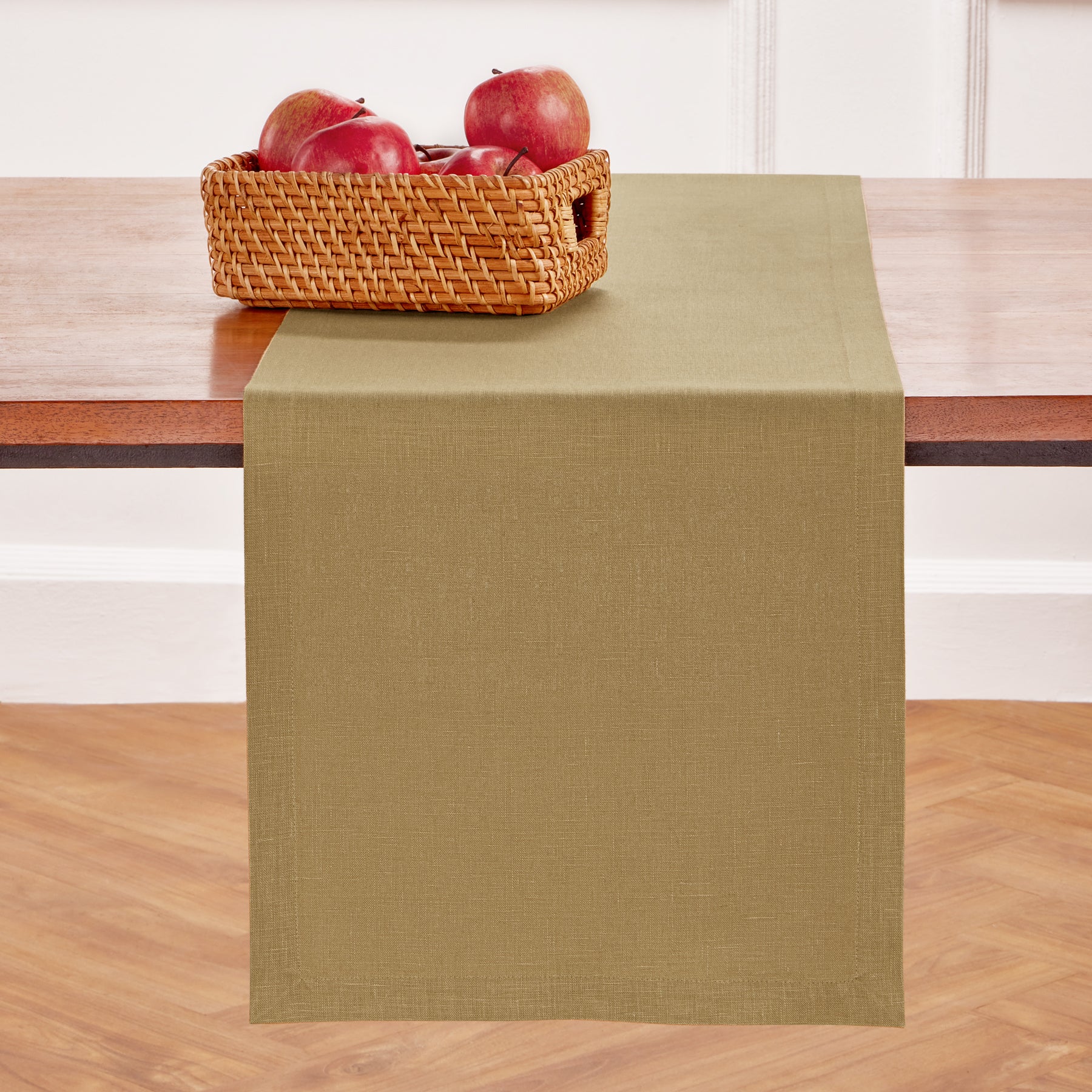 Elegant Diana Medium Weight Table Runner - Perfect for Dining Tables, Weddings, and Holiday Decor - 60-Inch Linen Table Runner for Stylish Home Decor