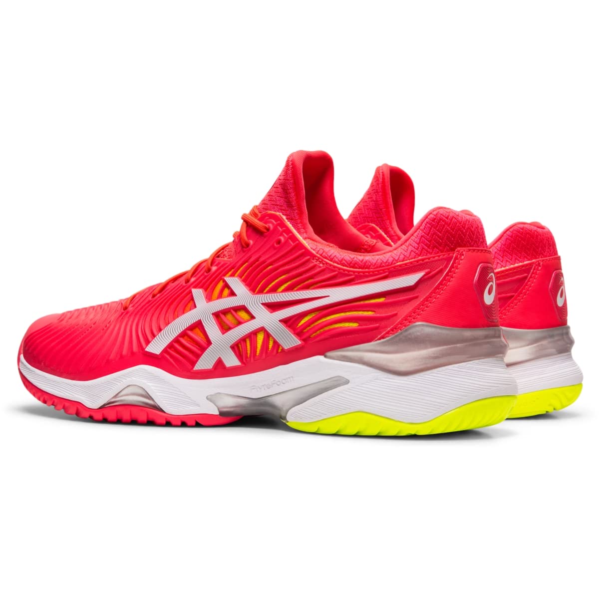 ASICS Women's Court FlyteFoam 2 Tennis Shoes - Lightweight & Supportive for Women's Tennis - Size 7.5 - Laser Pink/White - Perfect for Court Play, Training & Casual Wear