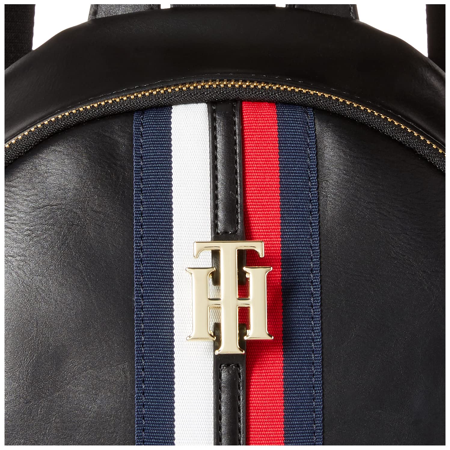 Tommy Hilfiger Women's Jaden Plus Backpack - Stylish Black Laptop Backpack for Work, Travel & College | Durable & Spacious Design