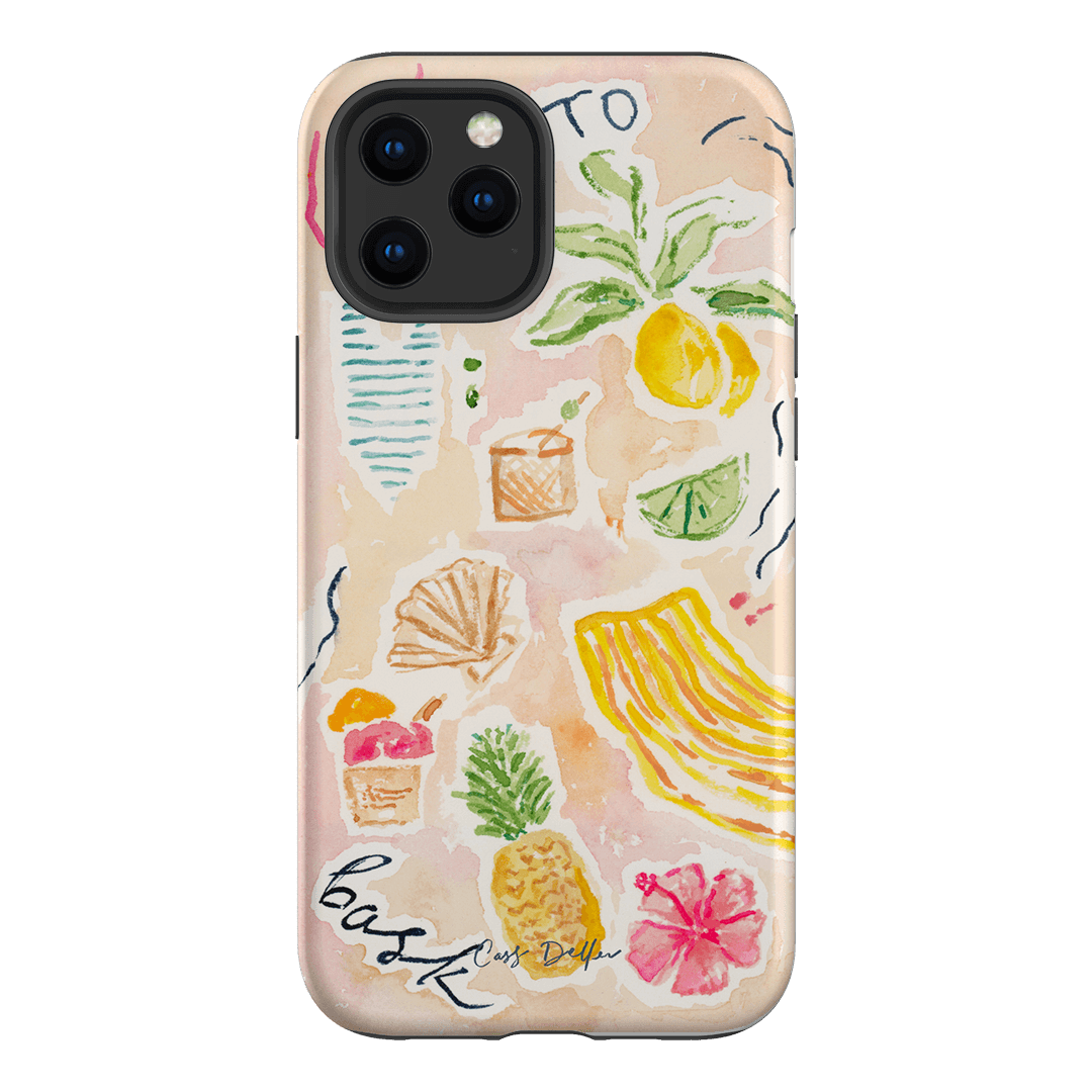 Stylish Summer Floral Phone Case - Trendy Protective Cover for iPhone & Samsung - Perfect for Beach, Vacation & Outdoor Activities