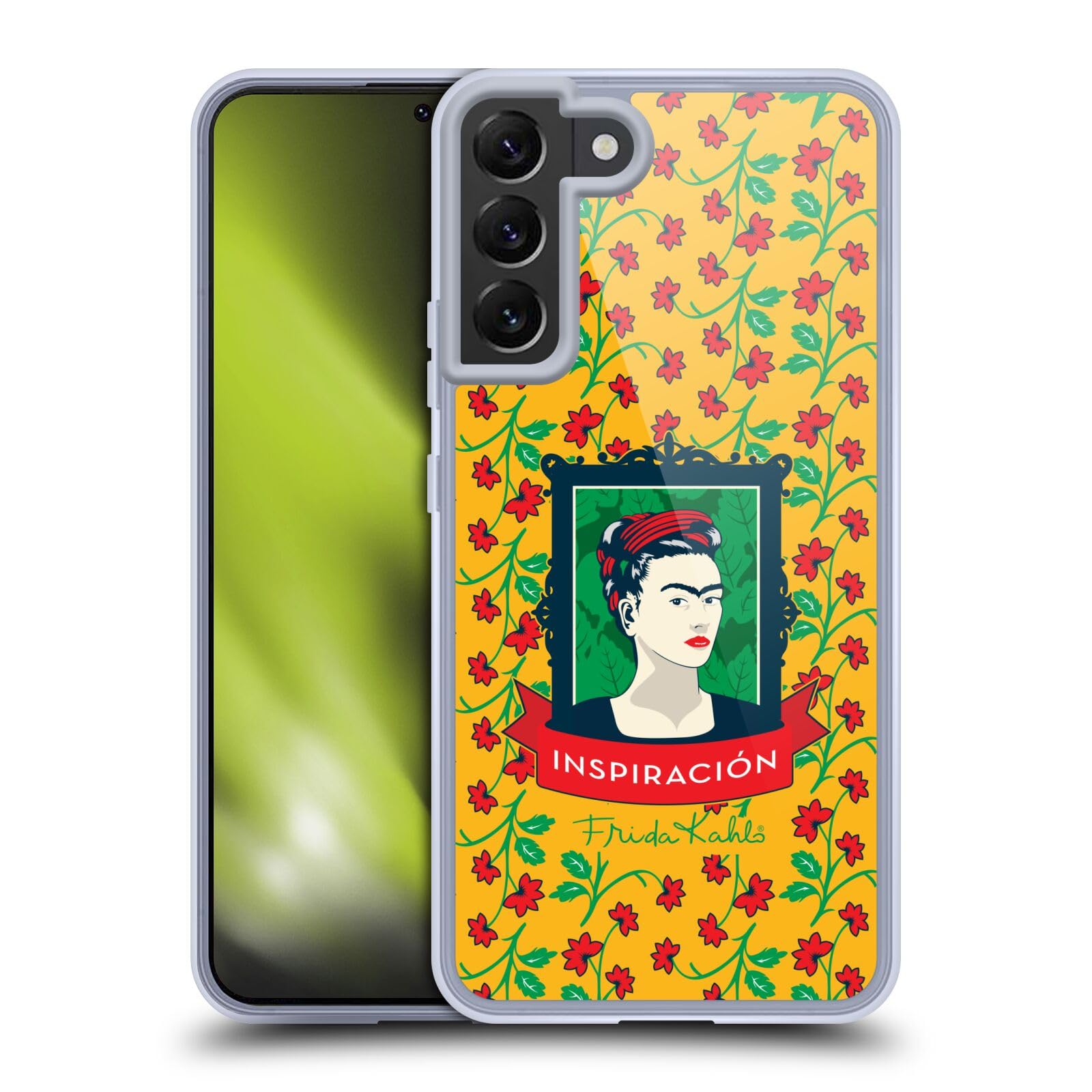 Head Case Designs Officially Licensed Frida Kahlo Soft Gel Phone Case for Samsung Galaxy S22+ 5G - Durable Protection & Artistic Style for Everyday Use