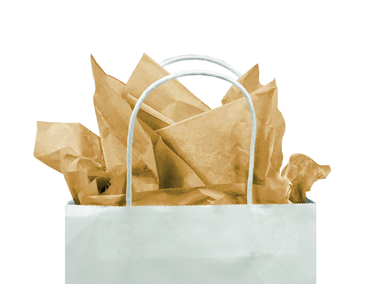 60-Sheet Natural Brown Gift Wrapping Tissue Paper Bulk - 20 x 20 Inches, Premium Quality Gift Bag Tissue Paper for Birthday, Wedding, Christmas & Party Decorations - Paper Craft Supplies (60 CT)