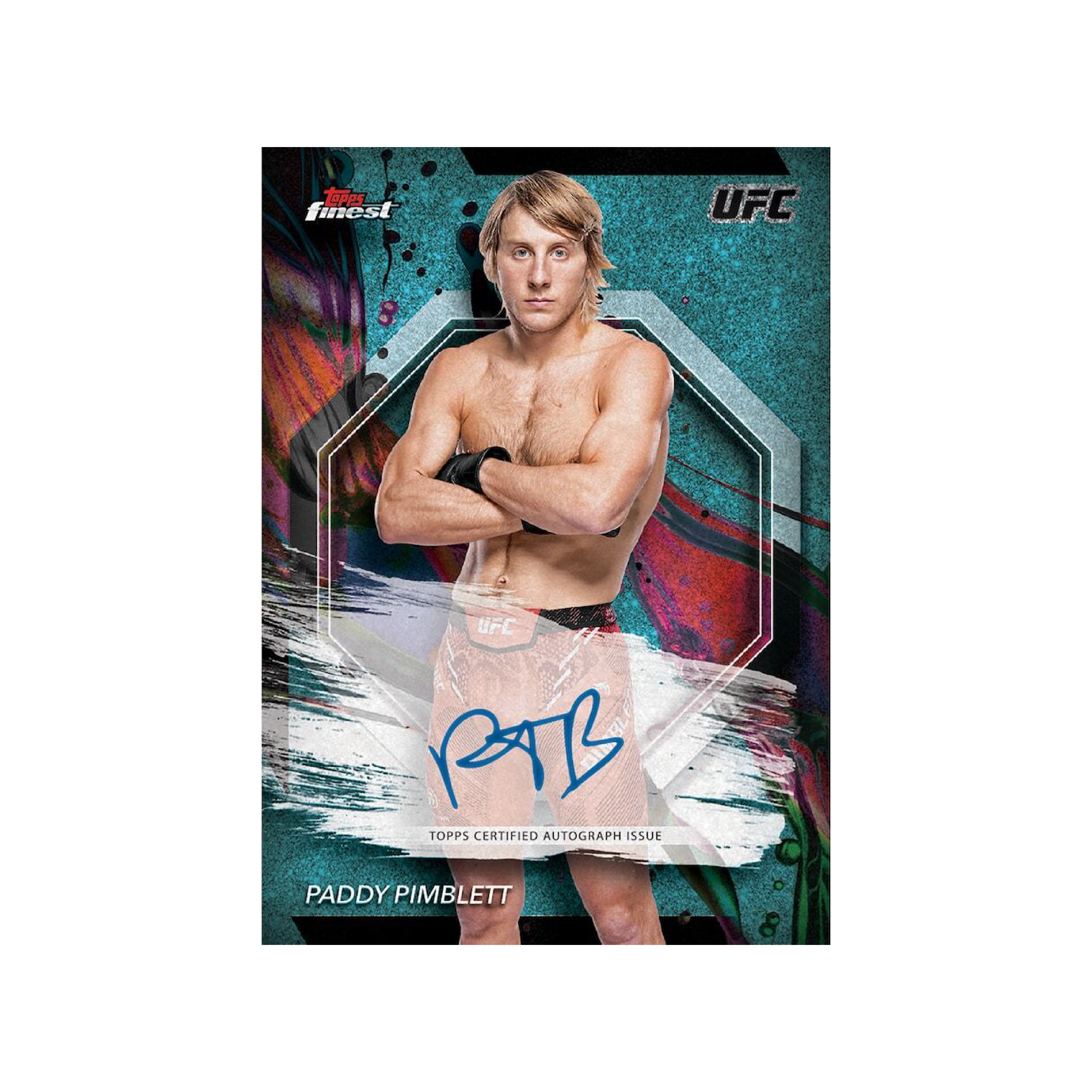 Topps Finest UFC 2024 Trading Cards Value Box - Collectible Sports Cards for UFC Fans & Fight Night Events