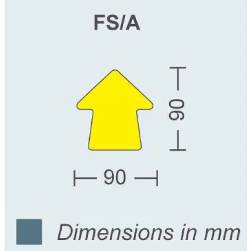 Floor Signals FSO Black - High Visibility Safety Markers for Warehouses & Factories | Ideal for Traffic Control & Hazard Warnings