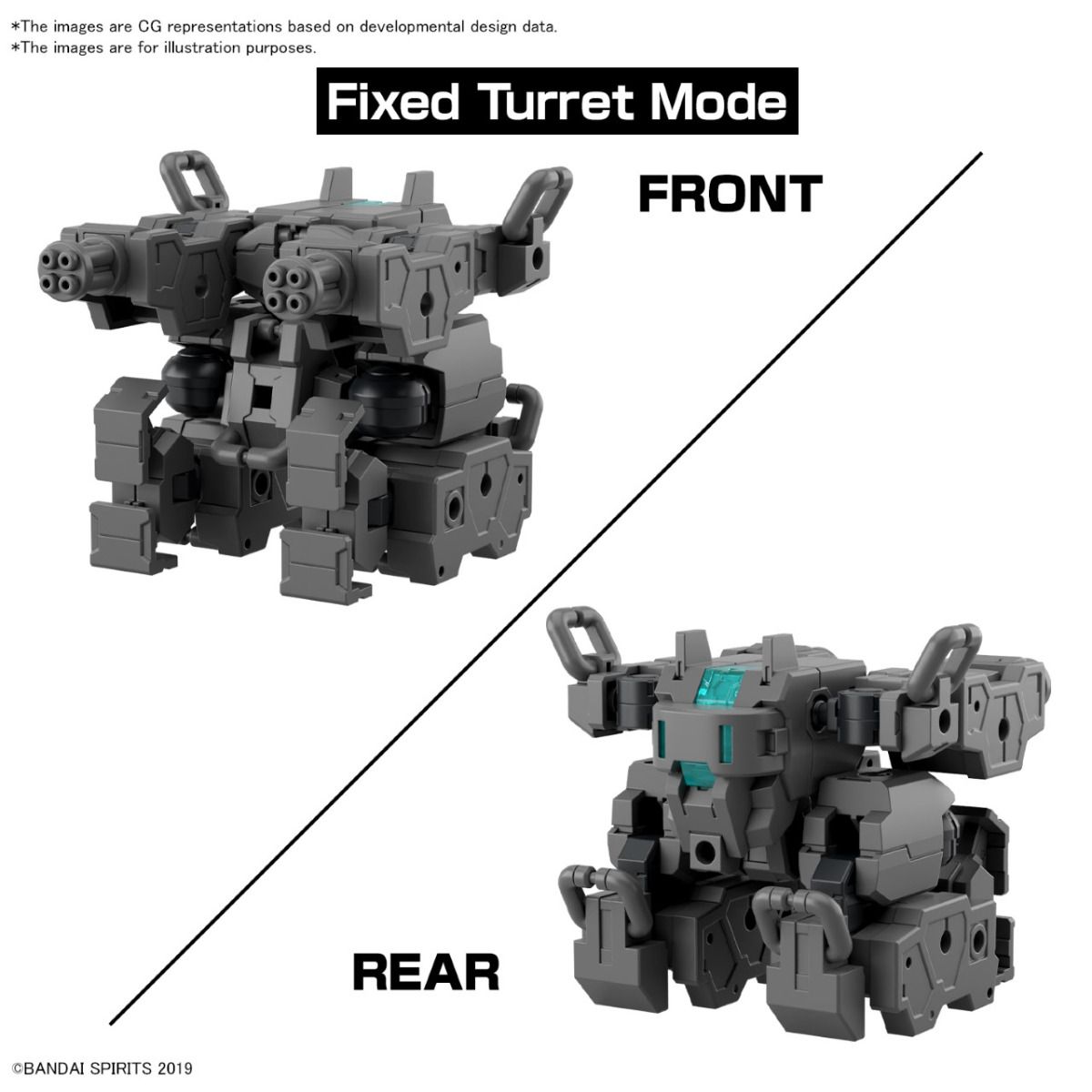 Bandai 30 Minutes Missions 30MM EV-18 Extended Armament Vehicle Smart Transformable Robot Model Kit - Buildable Action Figure for Collectors & Sci-Fi Fans | Perfect for Display, Customization & Diorama Scenes