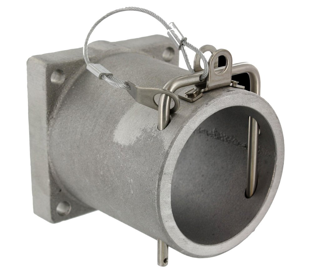 Leviton 49CSR Aluminum Casting Single Receptacle Male/Female Connector - Ideal for Outdoor Electrical Wiring and Industrial Applications