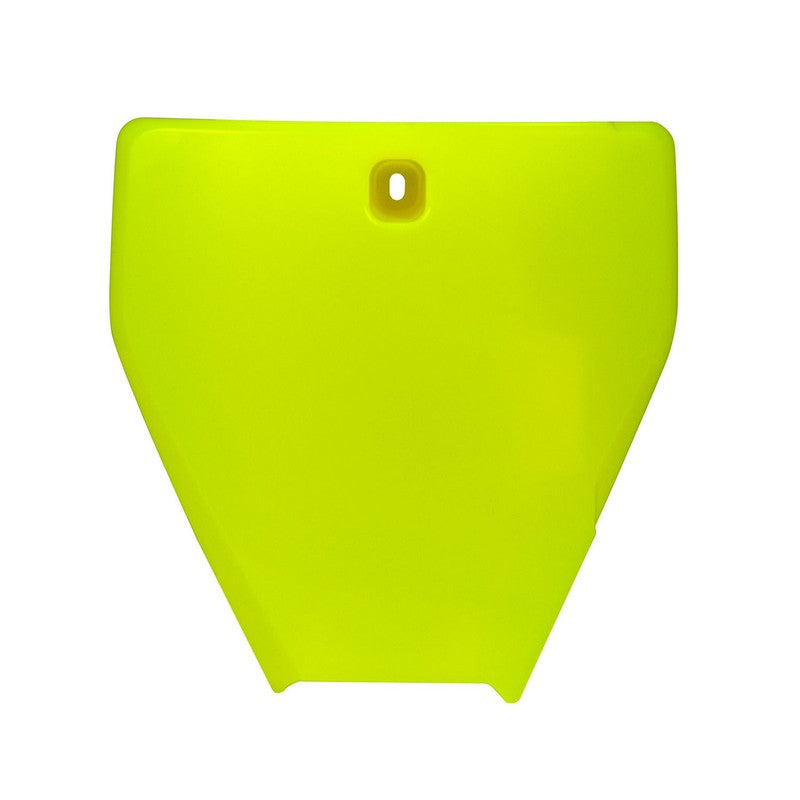 Husqvarna TC85 18-21 Front Number Plate - Neon Yellow - Durable MX Motocross Replacement Part for Off-Road Racing & Trail Riding