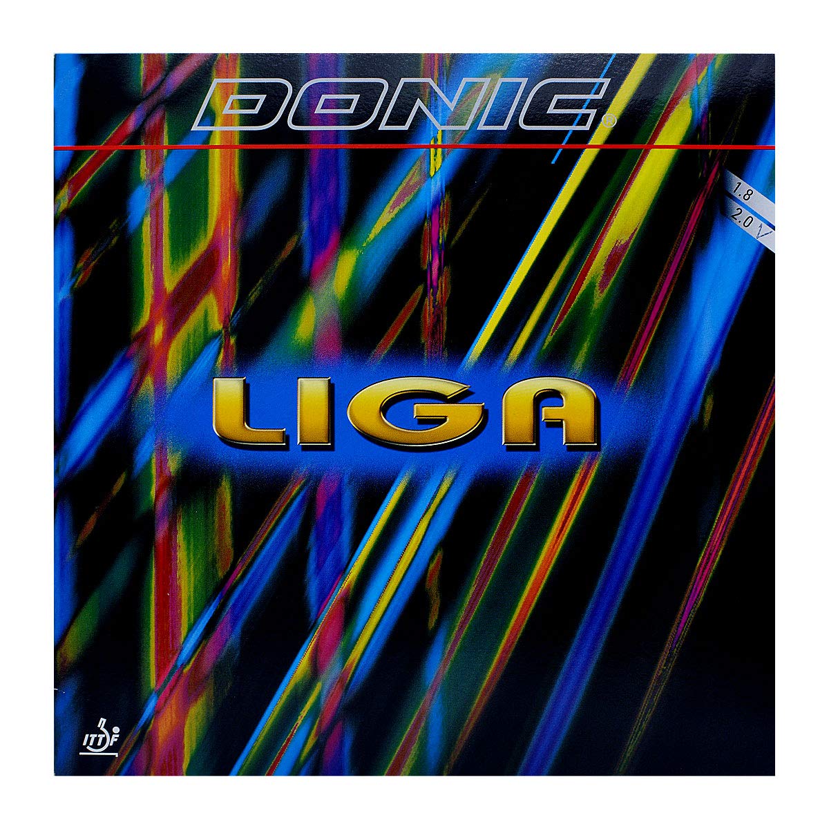 Donic Liga Premium Table Tennis Rubber - Red | High Spin & Speed for Competitive Play | Perfect for Tournament & Training Sessions