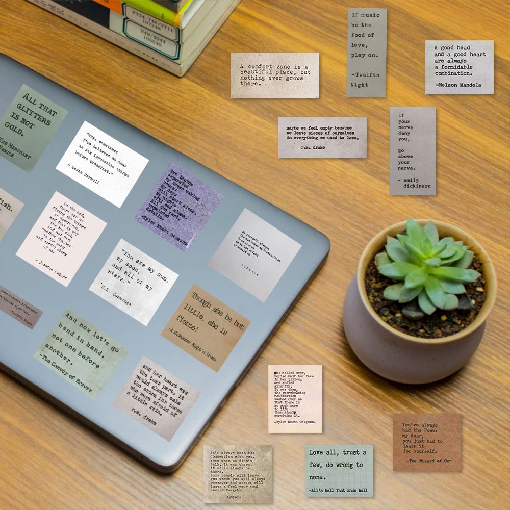 Motivational & Positive Stickers for Journaling, Vision Boards, Scrapbooking - Inspirational Decals for Teens & Adults - Perfect for Planners, Diaries, and Creative Projects