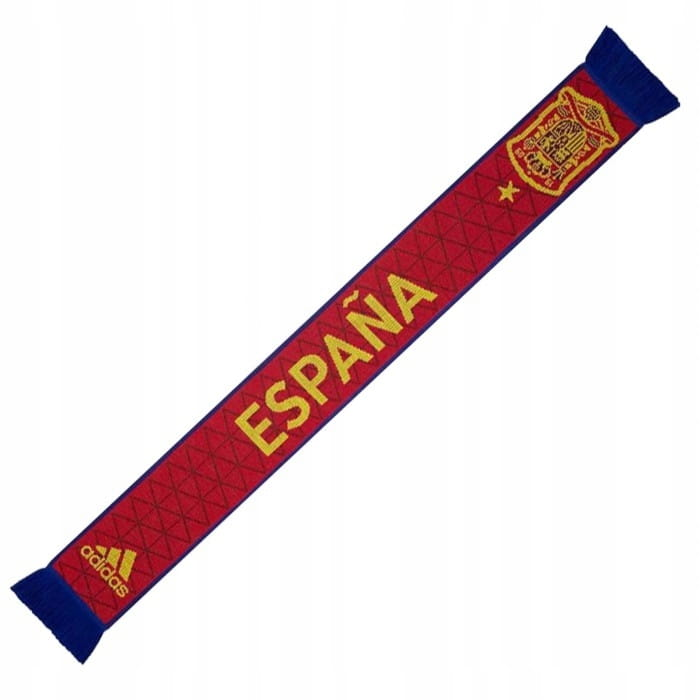 adidas Spain Scarf - Official Licensed Soccer Scarf for Fans - Perfect for Football Matches, Tailgating & Sports Events