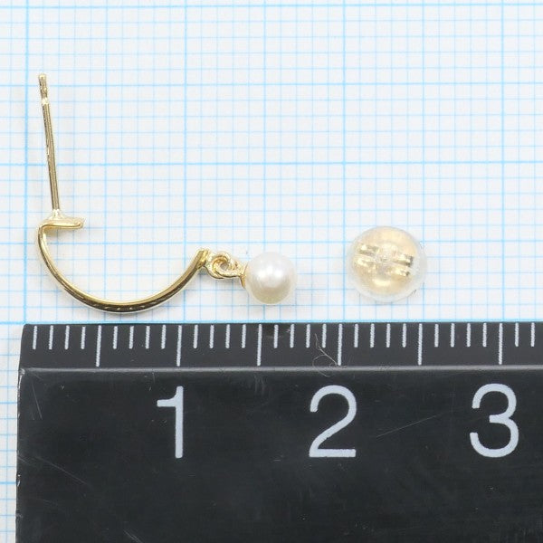 18K Yellow Gold Pearl Earrings for Women - Classic Elegant Stud Earrings with Freshwater Pearls - Perfect for Weddings, Parties & Special Occasions
