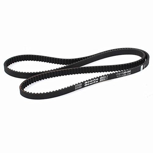 HTD 5M 5mm Pitch 225T 1125mm Circumference Fiberglass Timing Belt for 3D Printer Pulley System - Perfect for DIY 3D Printing, CNC Machines, and Industrial Automation Projects