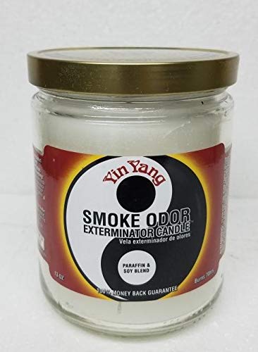 Dragon's Blood Scented Candle Set - 13 oz Smoke Odor Eliminator Jar Candles (8 Varieties: Dragon's Blood, Creamy Vanilla, Sour Apple, Yin Yang, Cabin Nights, Tangie, Havana Nights & Spiced Cider) - Perfect for Home, Office, Yoga Studio & Meditation Space Aromatherapy