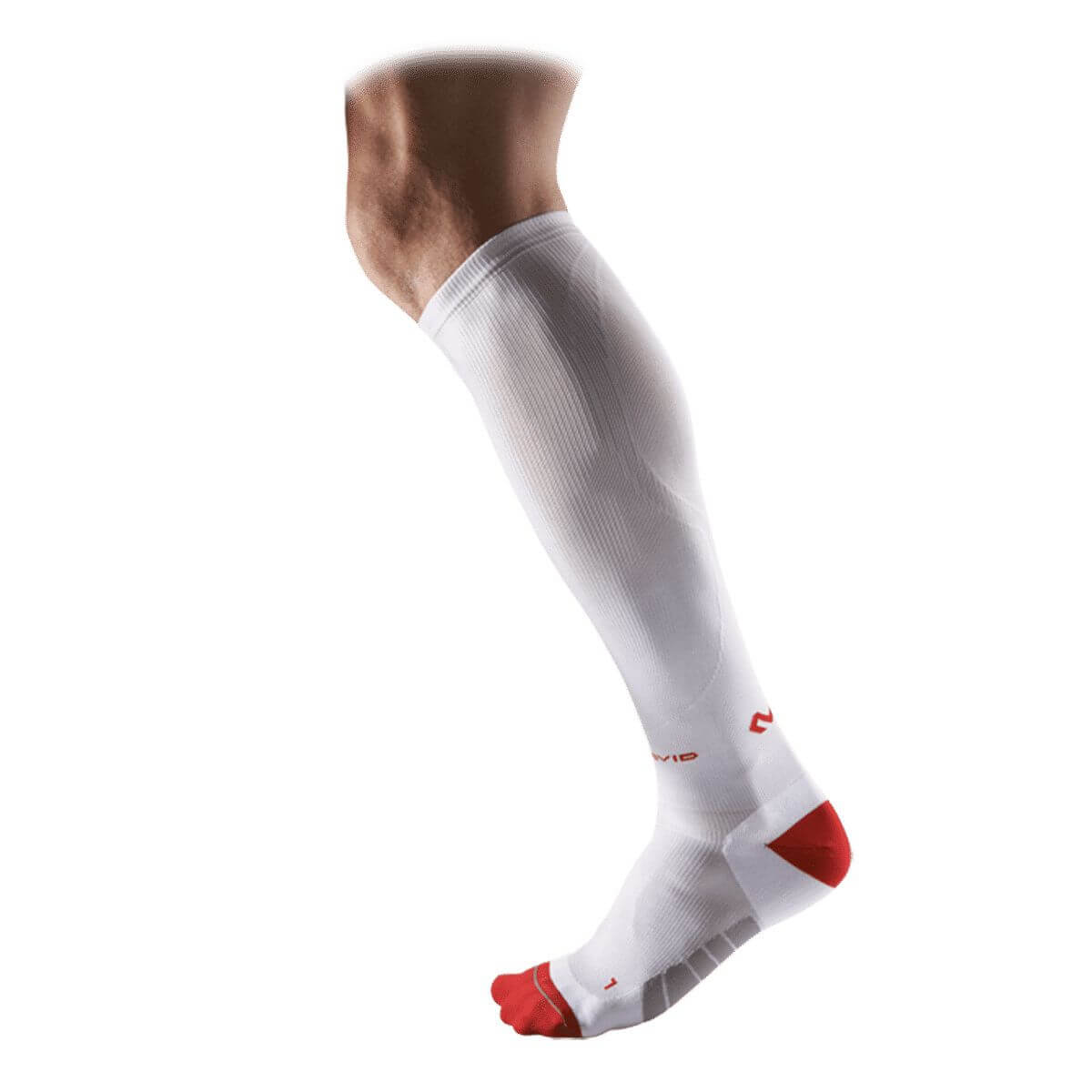 8832R Active Compression Socks for Women & Men - 20-30mmHg Graduated Support, White - Best for Running, Travel & Recovery