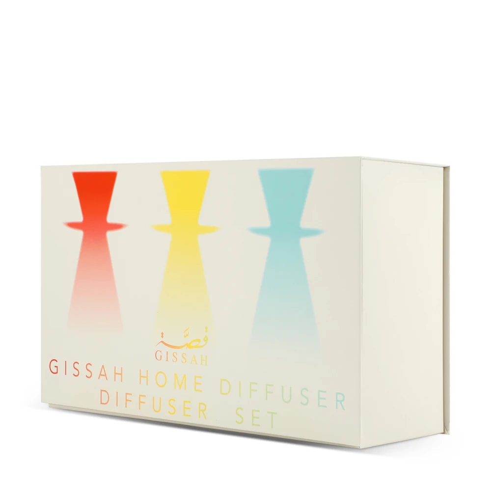 Gissah Essential Oil Diffuser Set - Aromatherapy Ultrasonic Humidifier for Home, Office & Spa | Perfect for Relaxation, Stress Relief & Better Sleep