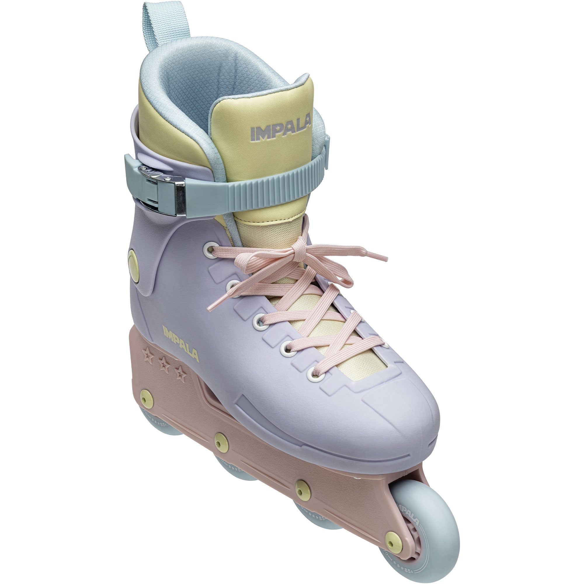 Impala Lightspeed Inline Skates for Women - Fairy Floss Pink Roller Skates for Outdoor & Indoor Use - Comfortable Quad Rollerblades for Fitness, Rink Skating and Casual Fun