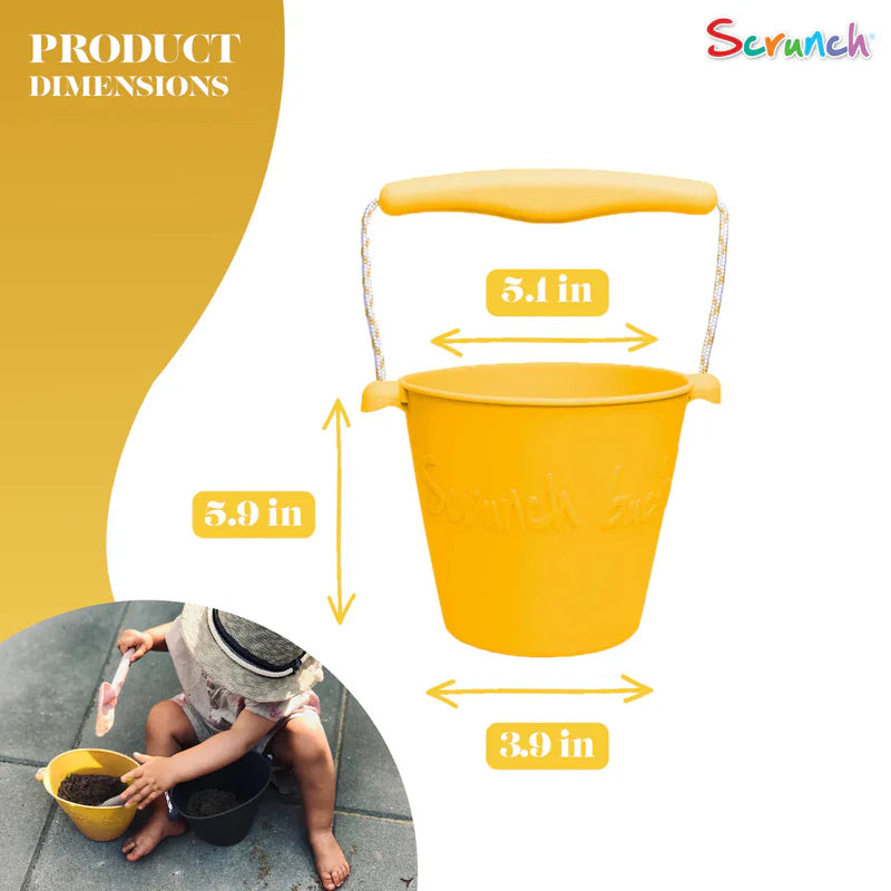 Lemon Scrunch Bucket - Durable & Stylish Hair Accessory for Workouts, Travel & Everyday Use