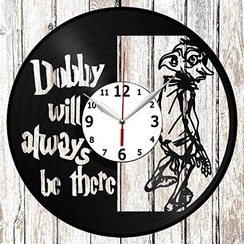 Handmade Vinyl Record Wall Clock - Unique Black Fan Art Home Decor, Original Gift for Music Lovers | Perfect for Living Room, Bedroom & Office Decor