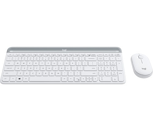 MK470 Wireless Keyboard and Mouse Combo - Slim Design, Graphite & White | Perfect for Home Office, Gaming, and Productivity