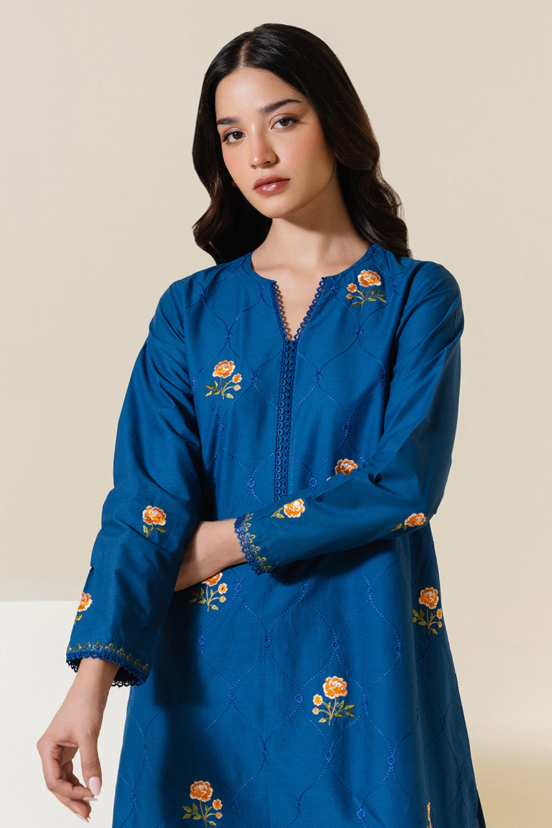 INDIGO ZEAL Embroidered Casual Shirt for Men - Stylish Cotton Button Down Shirt for Office, Date Night & Summer Outfits
