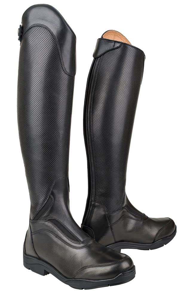 TuffRider Ladies Double Clear Sport Boot - Horse Riding Boots for Women - Durable Equestrian Boots for Training & Competition - Perfect for English Riding, Dressage & Jumping